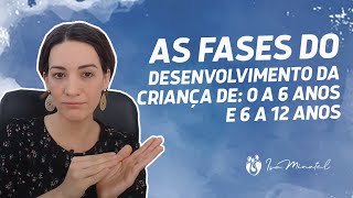 As fases do desenvolvimento da criança 0 a 6 anos e 6 a 12 anos  Manhãs Sem Limites  Isa Minatel [upl. by Rosalinda240]