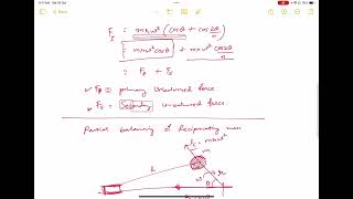 Balancing of Reciprocating mass balancing reciprocating machine [upl. by Annunciata]