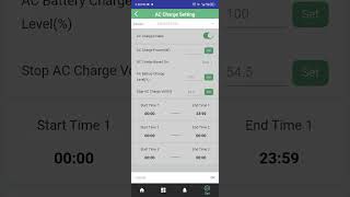 Luxpower tek Monitoring system  AC charge settings  Remote settings [upl. by Droflim]