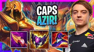 CAPS IS A BEAST WITH AZIR MID  G2 Caps Plays Azir Mid vs Ahri Season 2024 [upl. by Brenza]