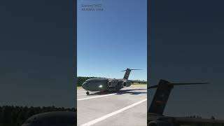 Landing C17 MSFS2020 shorts msfs2020 [upl. by Zzaj]