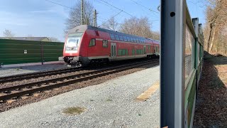 RE8 nach Hannover Hbf fährt durch Lunestedt [upl. by Ennahs]