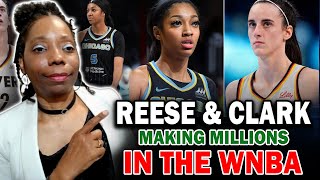 Reese and Clark Making MILLIONS in the WNBA [upl. by Odlonra]