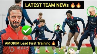 💯💯🔥🔥🔥 RUBEN AMORIM IGNITES MANCHESTER UNITED WITH HIS INTENSE FIRST TRAINING SESSION 💯💯🔥🔥🔥 [upl. by Rodmann]