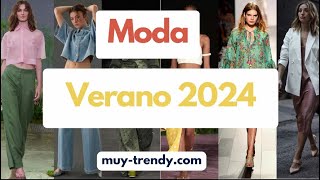 Moda primavera verano 2024  Tendencias [upl. by Yecal849]