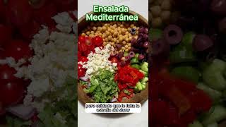 ¡La Ensalada Mediterránea MÁS FÁCIL y DELICIOSA en 5 Minutos [upl. by Atkinson]