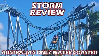 Storm Coaster Review Sea World Mack Water Coaster  Is it Better than the Ride it Replaced [upl. by Yarw]