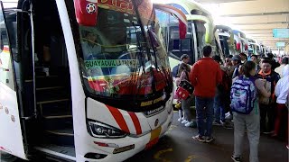 Desplazamiento de viajeros en la Terminal Terrestre de Cuenca [upl. by Blondell287]