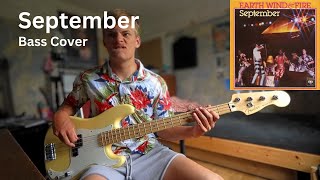 Earth Wind And Fire  September  Bass Cover  Fender Player Precision [upl. by Nahtnoj]