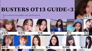 BUSTERS LINEUP GUIDE [upl. by Ahseat]