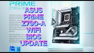 ASUS Prime Z790A WIFI BIOS update tutorial  How to asus prime z790A WIFI bios update [upl. by Rosy682]