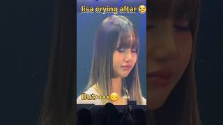 Lisa crying aftar and before blackpink lisa fypシ゚viral ytshorts shorts [upl. by Winzler]