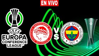 Olympiacos Piraeus 32 Fenerbahce en vivo CONFERENCE LEAGUE CUARTOS IDA [upl. by Ennairac]