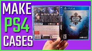 How to Print PS4 Game Cases  How to Make Replacement PS4 Cases [upl. by Sabra]