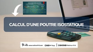 CALCUL D’UNE POUTRE ISOSTATIQUE  RDM   NF BYGG [upl. by Elena]