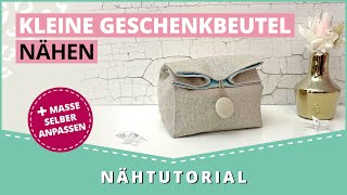 Geschenkbeutel nähen [upl. by Amikan]