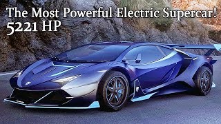 ALIENO ARCANUM  Superpower Electrical Supercar The Bulgarian Monster 5221hp [upl. by Tychon147]