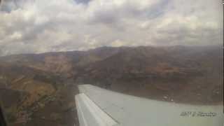 Landing at Cusco  Alejandro Velasco Astete International Airport CUZSPZO Peru Window View [upl. by Itnaihc193]