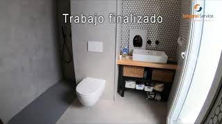 Microcemento en Baño por Integral Service [upl. by Eniawed349]