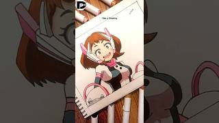 Drawing 💞My Hero Academia🫶 Uraraka Ochaco💞 uraraka myheroacademia anime mha [upl. by Cherian]