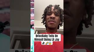 BriccBaby Tells On Himself Being Lil Jay Jr 🌈😨 chiraq drill shorts fyp nojumper [upl. by Chic115]