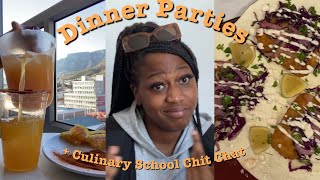 The Truth About Culinary School  Mini Dinner Party Vlog [upl. by Ynos795]