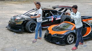 NERF GUN CAR RC CONTROL BATTLE 4 [upl. by Eilhsa247]