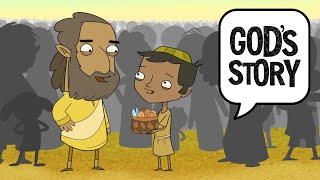 Gods Story Jesus Feeds 5000 [upl. by Portwin]