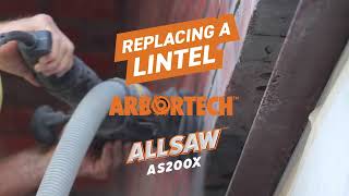 Lintel Repair in Masonry Walls  AS200X Arbortech Tools [upl. by Jerroll]