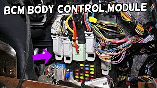 FORD CMAX BCM BODY CONTROL MODULE LOCATION REPLACEMENT EXPLAINED [upl. by Kotick]