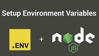 Setup environment variables with Nodejs  Dotenv Tutorial [upl. by Aronson]