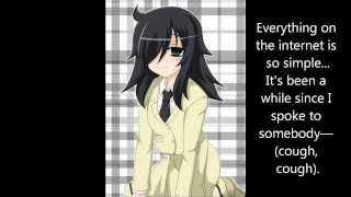 WataMote ED 1  FULL English Lyrics  No Matter How I Look At It Its Not My Fault [upl. by Sabine]