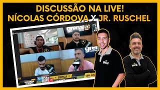 NÍCOLAS CÓRDOVA E JR RUSCHEL QUASE SAÍRAM NO SOCO 🔥 [upl. by Acul]