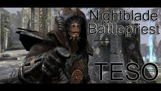 TESO  Nightblade Battlepriest  Solo Rush  4er Group Dungeon Buried Sands  ESO 006 [upl. by Etteloc]