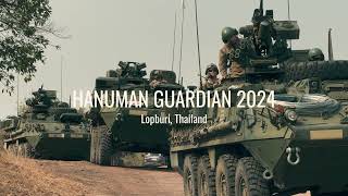 Hanuman Guardian 2024 Combined Arms Live Fire Exercise  CALFEX 🇹🇭🇺🇸 [upl. by Nacul]