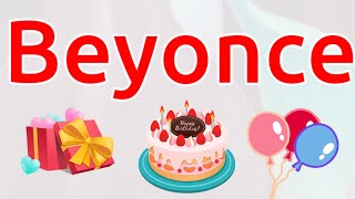 Happy Birthday Beyonce  Beyonce Happy Birthday Song  Beyonce Birthday Song  Happy Birthday To You [upl. by Anaeel]