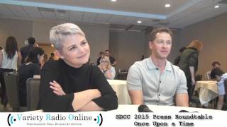 Ginnifer Goodwin and Josh Dallas  Once Upon a Time  Comic Con 2015 Interview [upl. by Nesahc]