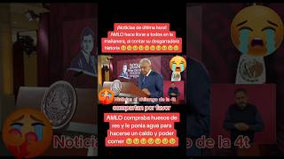 AMLO CUENTA QUE NO TENIA PARA COMER Y COCINABA UN HUESO CON AGUA PARA COMER CALDO [upl. by Kreiner36]