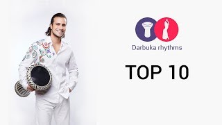 TOP10 Belly dance Rhythms in 5 minutes  Darbuka Rhythms [upl. by Acassej]