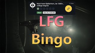 Playing Bingo in LFG Raids  Destiny 2 [upl. by Amzaj]