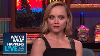 Christina Ricci Knows Why Winona Ryder Made The SAG Win Faces  WWHL [upl. by Inaej]