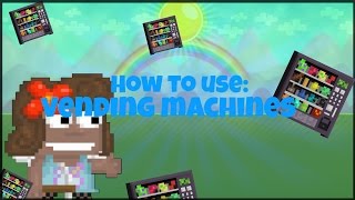 Growtopia  How to use vending machine [upl. by Adalie]