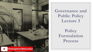 Governance and Public Policy Lecture 3  Public Policy Process  CSS 2021 [upl. by Laden]