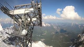 Zugspitze 2962m Fahrt mit der Zugspitzbahn 22052023 [upl. by Roath]