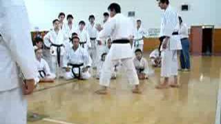 Kawasoe Masao Sensei with Kumite movements [upl. by Valora]