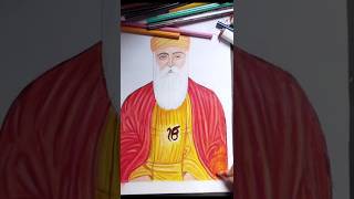 Guru nanak dev ji drawing sketchgurpurab drawing sketch [upl. by Henryetta820]