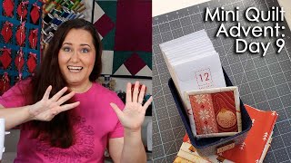 Mini Quilt Advent Day 9 [upl. by Torbert10]