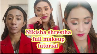 Nikisha shrestha makeup tutorial simple easy makeup 💄 [upl. by Andrey]