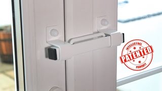 The Burglarybuster 1 French Door Security Device [upl. by Aivatnuhs]