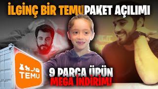 DERİN VE MAHSUN J İLE TEMU ALIŞVERİŞ PAKET AÇILIMI  İLGİNÇ BİR PAKET  PART 4 [upl. by Drofnas]